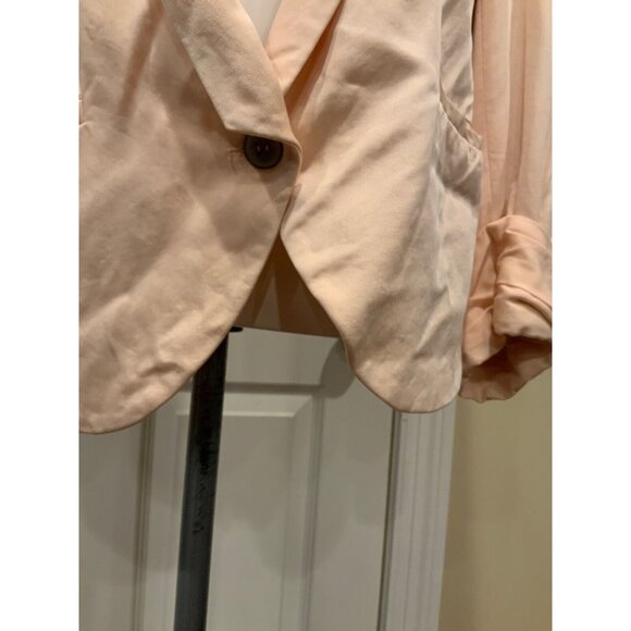 Cartonnier Light Pink Miette 3/4 Sleeve Blazer, Size 10 - Picture 2 of 6